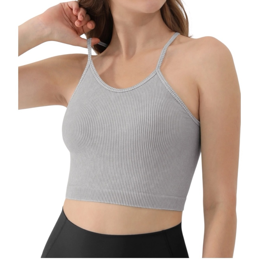 🌷ODODOS Rib Crop Top Tank Size XL/XXL 3/$30